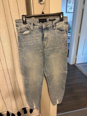 Kendall + Kylie Whitewashed Skinny Jeans